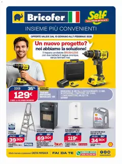 Anteprima dell'opuscolo Volantino Perugia dal negozio Bricofer valido da 15/01/2026