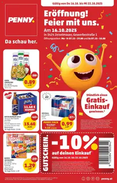 Vorschau der Angebote: Penny Markt Eröffnung in 3424 Zeiselmauer gültig ab 16.10.2025