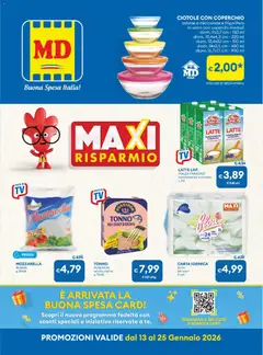 Anteprima dell'opuscolo Attuale volantino dal negozio MD Discount valido da 13/01/2026