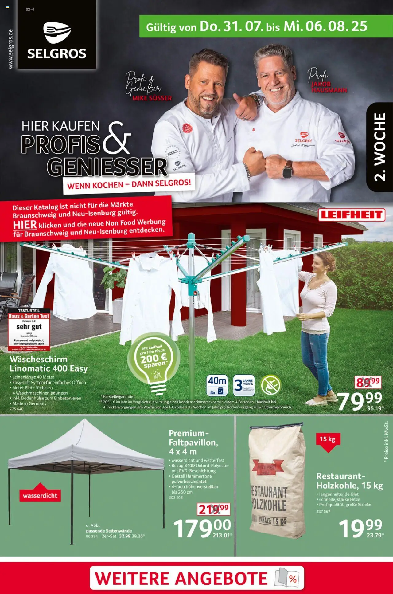 Selgros Non Food (vom 31.07.2025 - 06.08.2025)