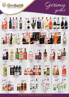GRUSTE parduotuvės leidinio Leidinys - Gėrimų gidas galiojančio nuo 2026.01.11 peržiūra