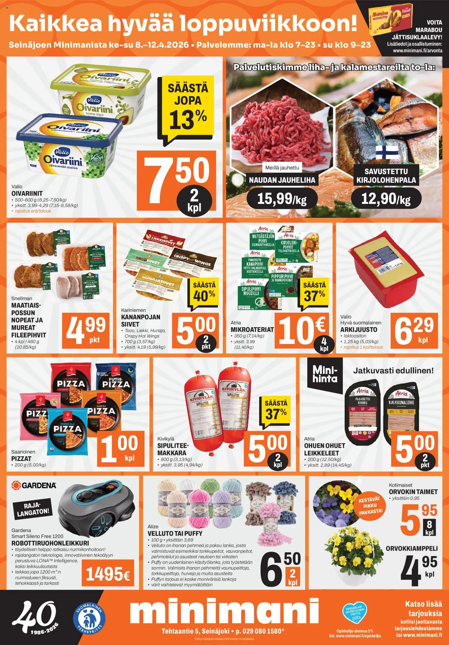 Kaupan Minimani Minimani tarjoukset - Seinäjoki esikatselu, voimassa 08/04/2026