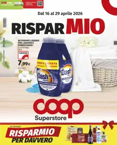 Anteprima dell'opuscolo COOP volantino Superstore Brescia dal negozio COOP valido da 16/04/2026