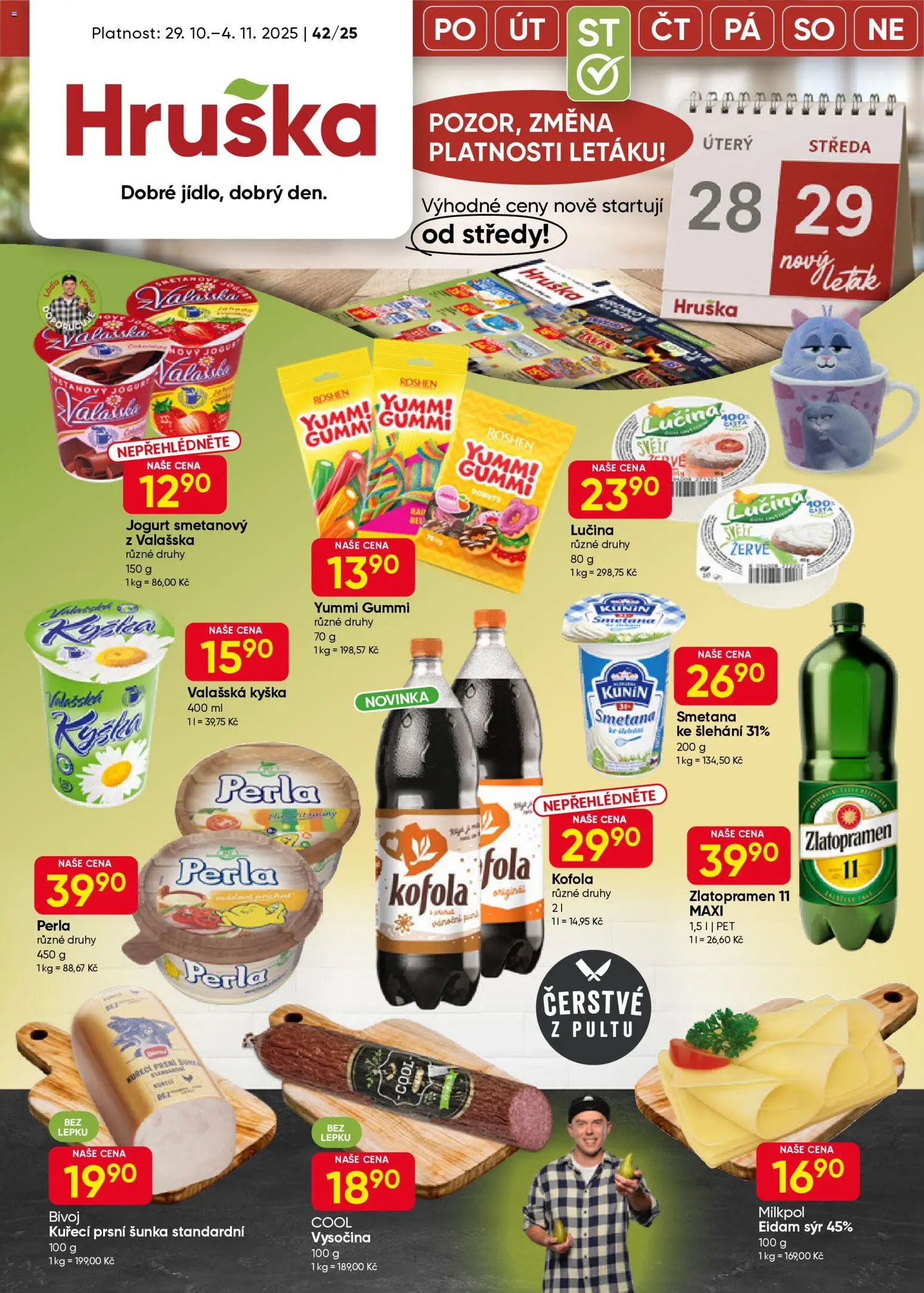 Náhled nabídky: Hruška Leták platný od 29.10.2025