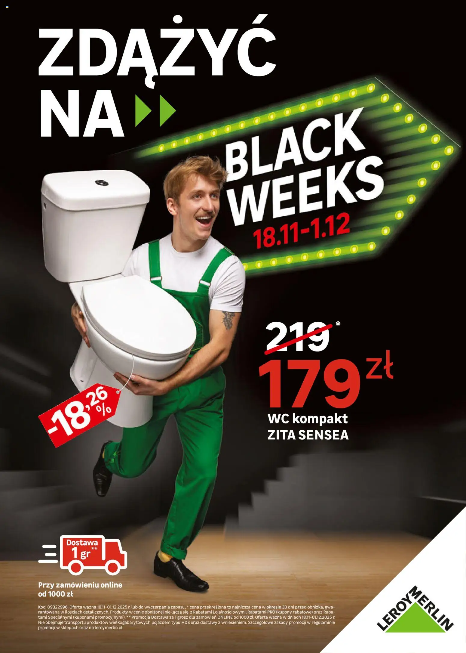 Pogląd gazetki "Black Friday" ze sklepu Leroy Merlin ważnej od 18.11.2025