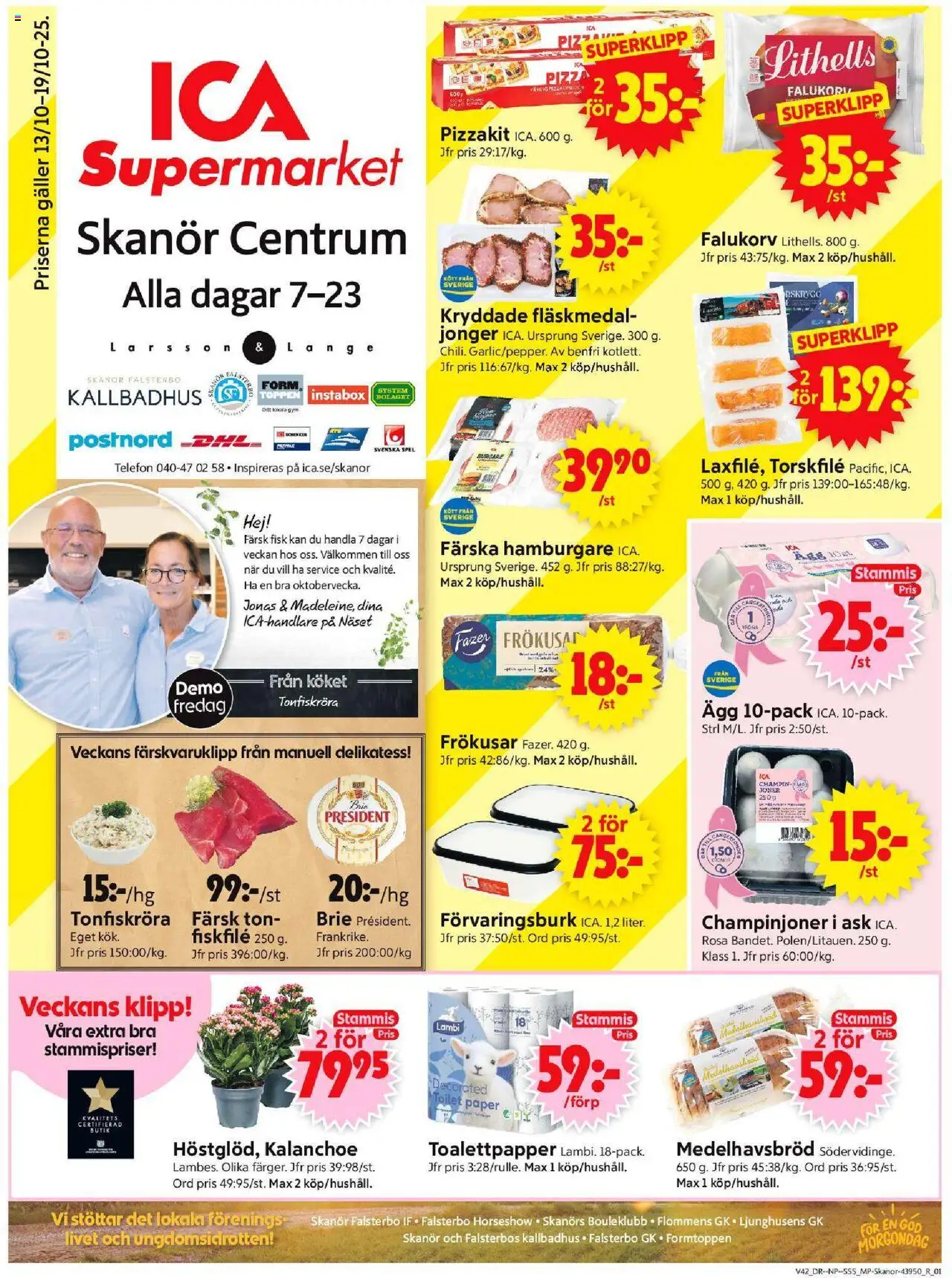 Skanör är giltig 13/10 2025 > Veckans Erbjudanden gäller från 13/10/2025 till 19/10/2025 sidnummer 1