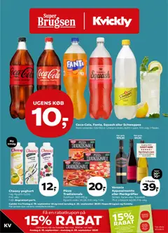 Eksempel på tilbudsavis Tilbudsavis fra butik Kvickly gyldig fra 19/09/2025