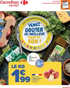 Prévisualisation de Catalogue la semaine du goût du magasin Carrefour Market formulaire valide 14/10/2025