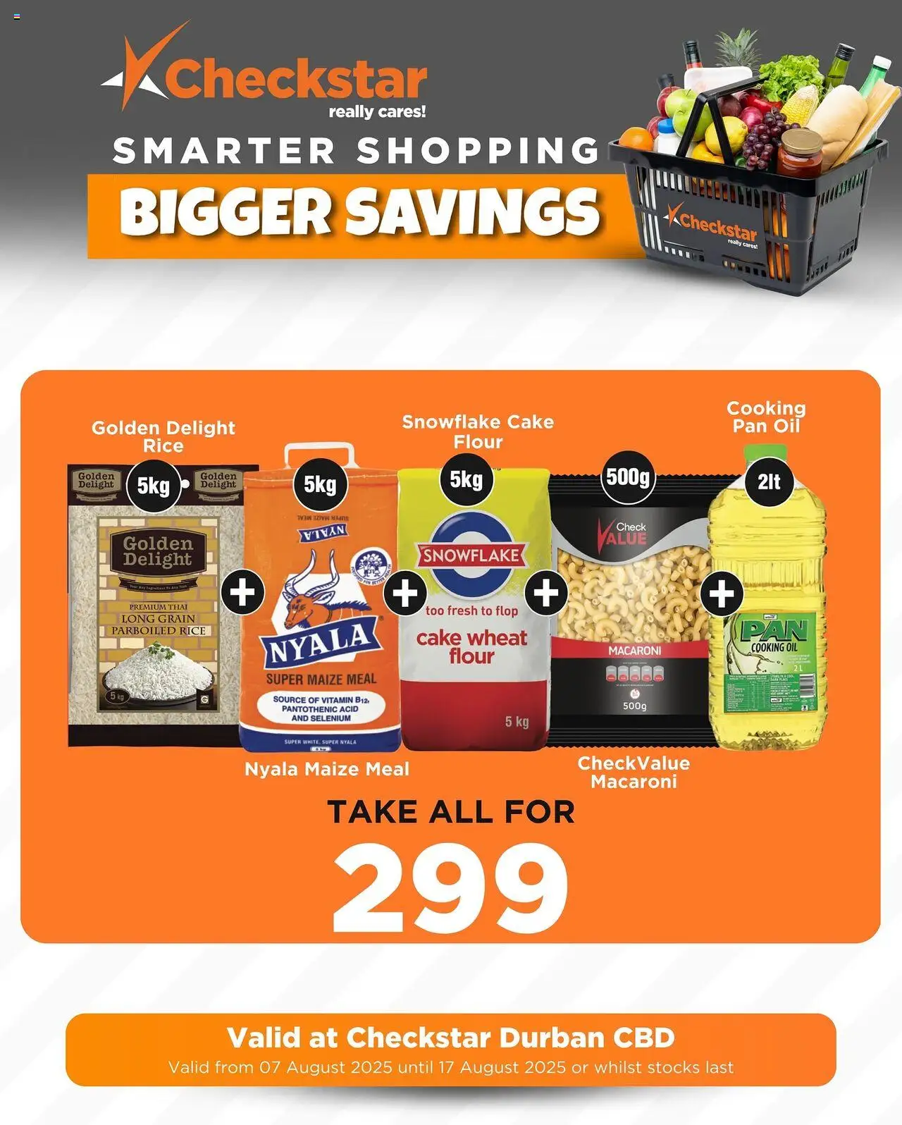 Check Star Specials from 07/08 - 17/08/2025 > Promotions - Cake, Oil, Rice, Flour, Maize meal
