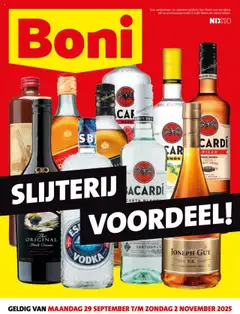Voorbeeld van Slijterij folder van winkel Boni geldig vanaf 29-09-2025