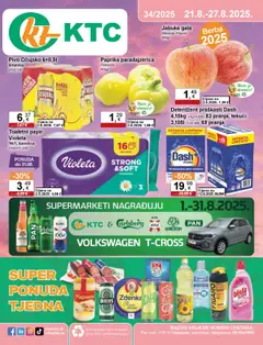 Pregled letka Katalog trgovine KTC vrijedi od 21.08.2025