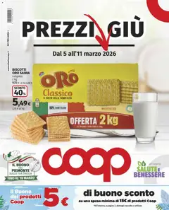 Anteprima dell'opuscolo COOP volantino Trecate dal negozio COOP valido da 05/03/2026