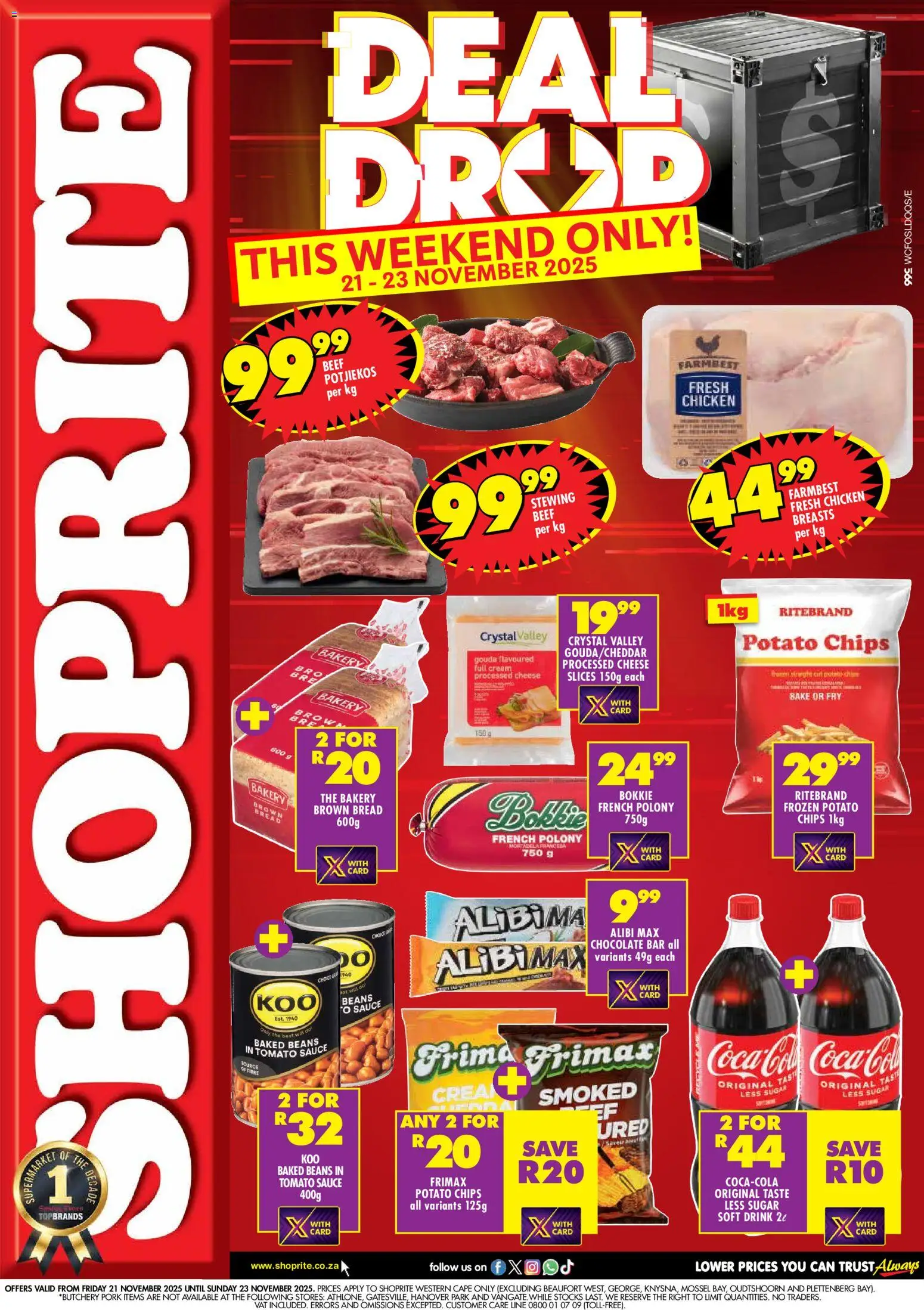 Preview of Shoprite flyer valid from 21/11/2025