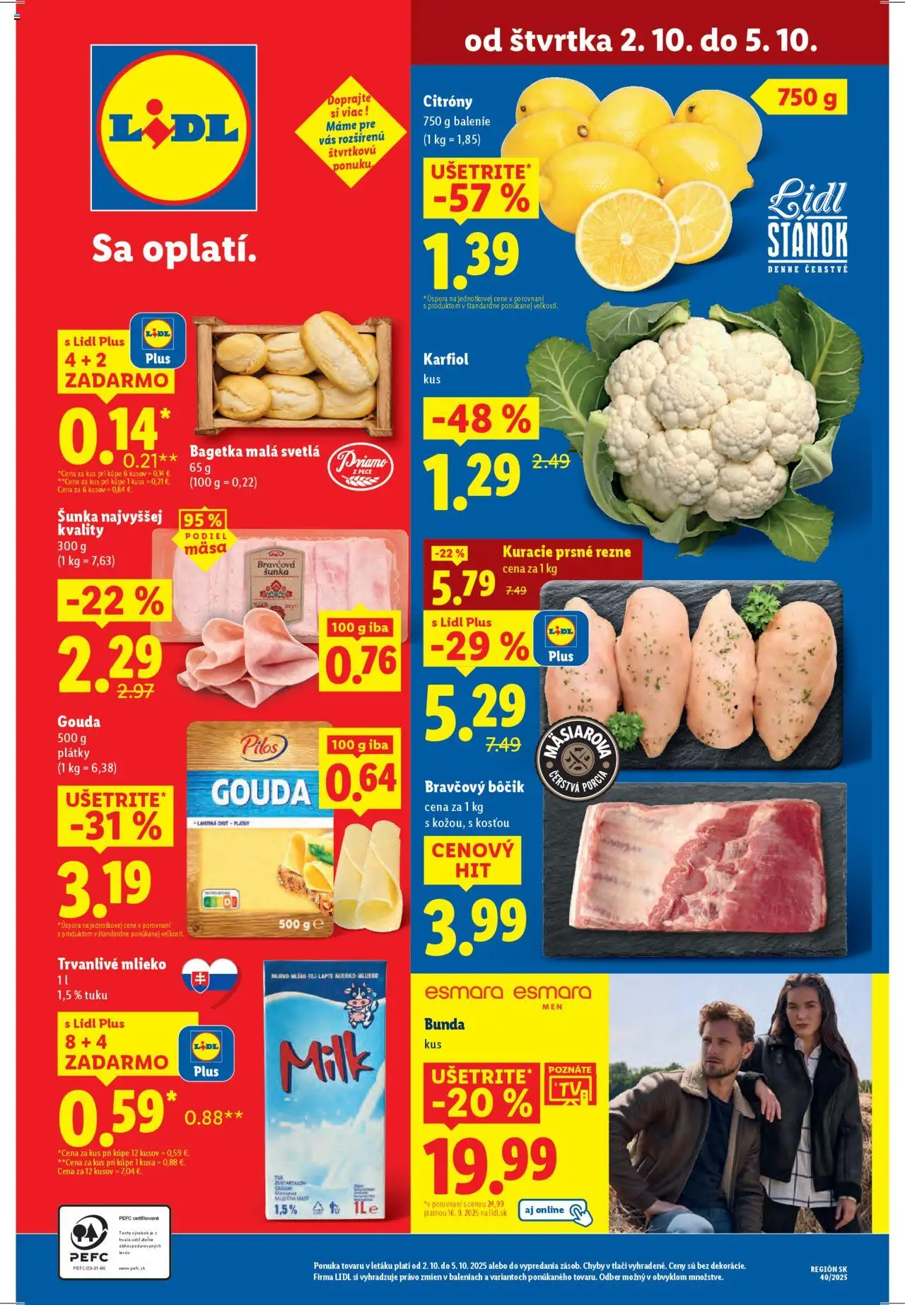 Nový LIDL leták od 02.10.2025 > Leták online