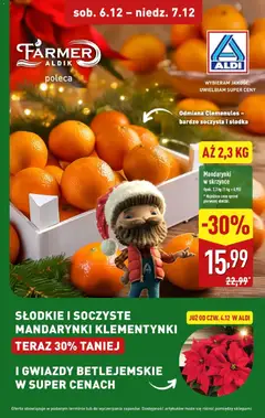 Pogląd gazetki "Mandarynki" ze sklepu Aldi ważnej od 06.12.2025