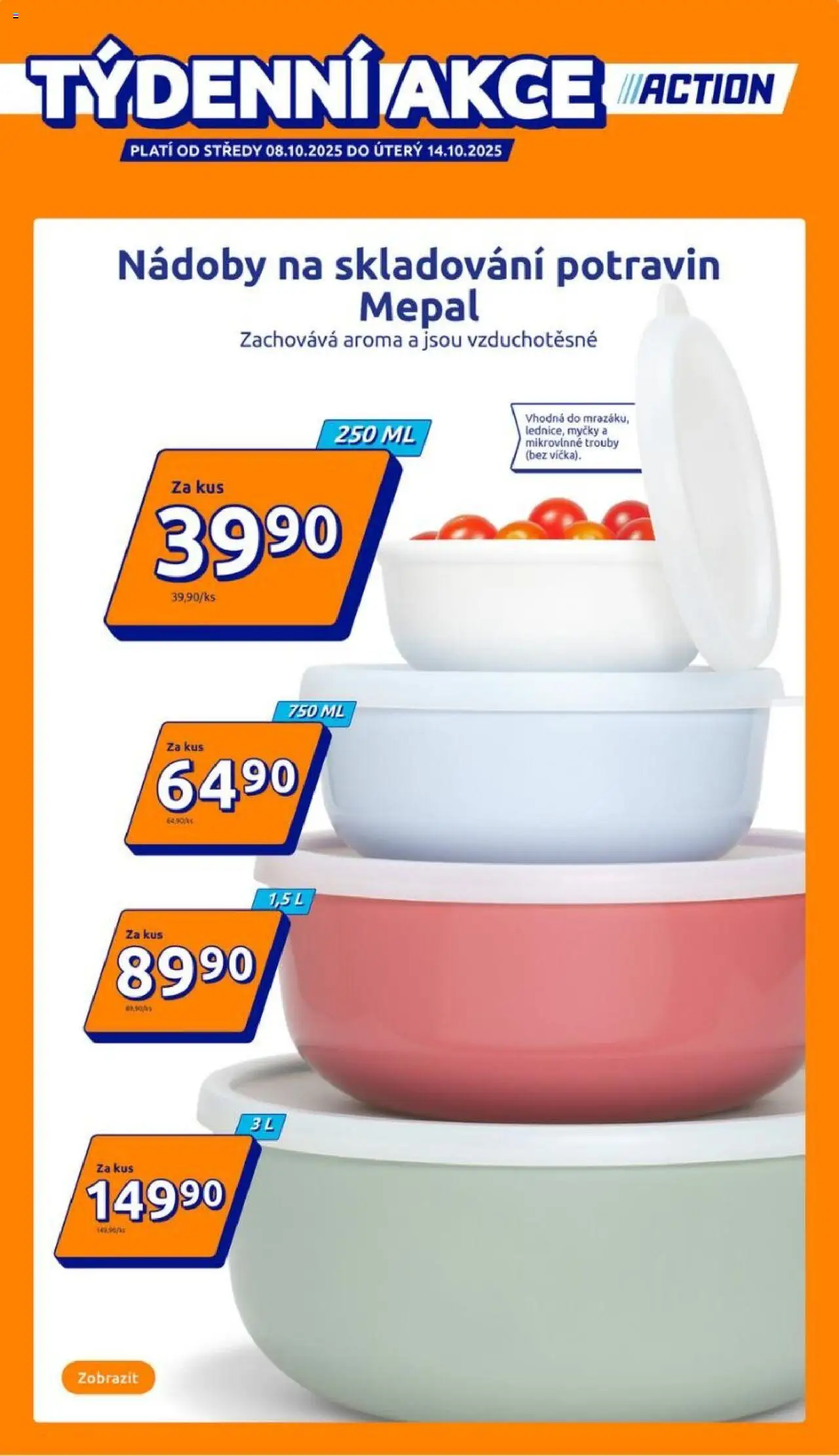  Action leták od 08.10.2025 - Aktuální nabídka