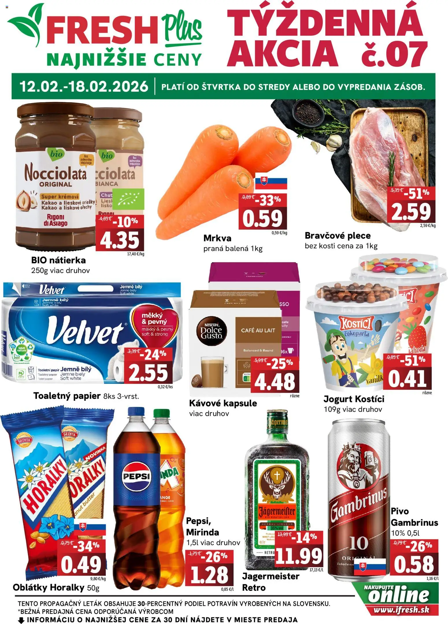 Náhľad Fresh letáku platného od 12.02.2026