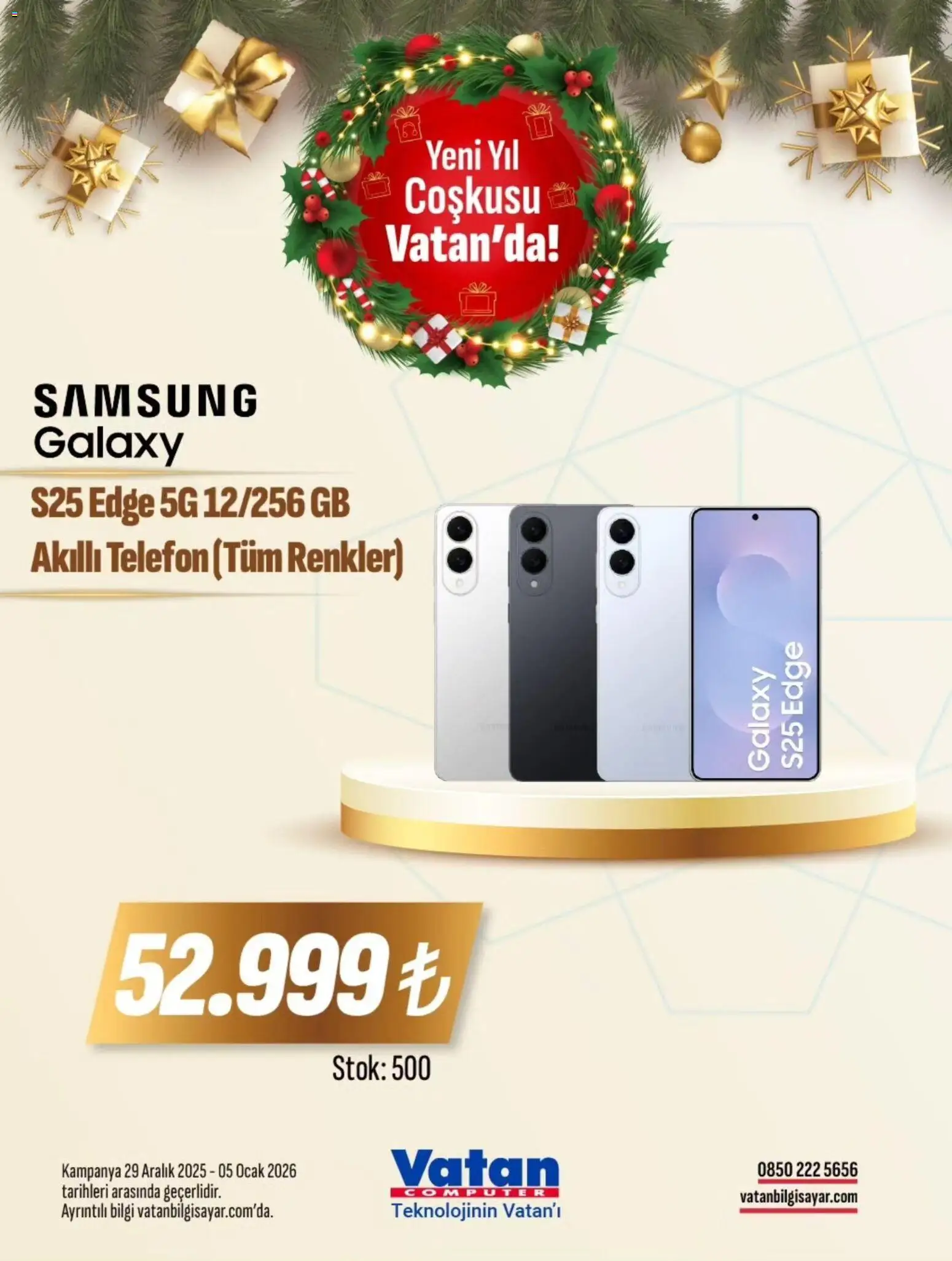 Vatan Bilgisayar İndirim 29.12.2025 - Broşürünün önizlemesi