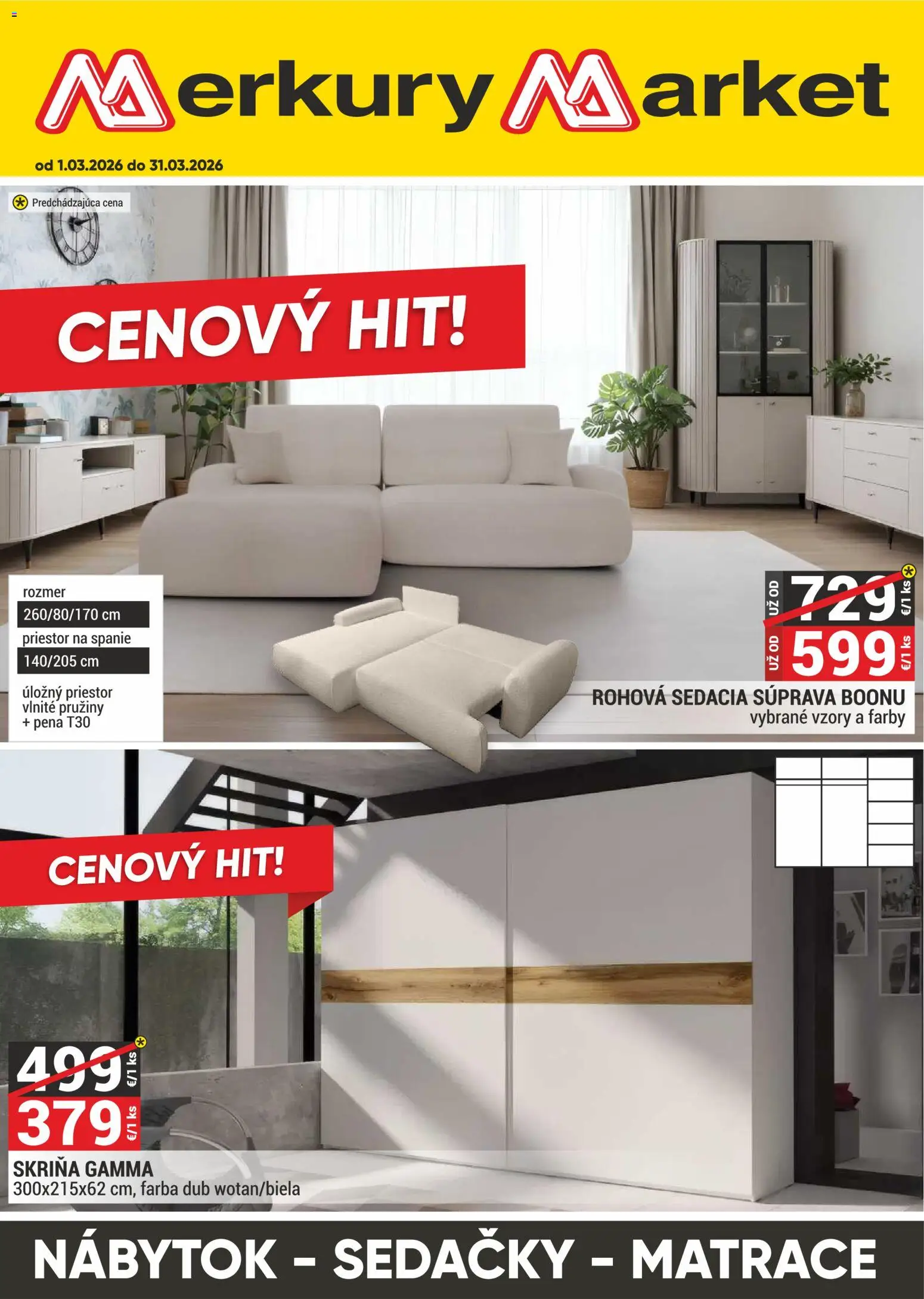 Náhľad Merkury Market letáku platného od 01.03.2026