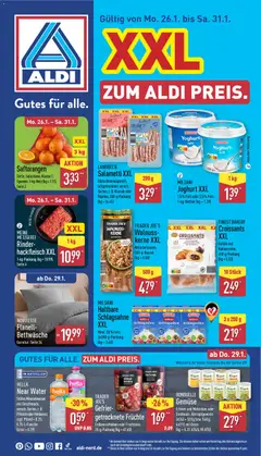 Vorschau von dem Prospekt des Geschäftes Aldi, gültig ab dem 26.01.2026