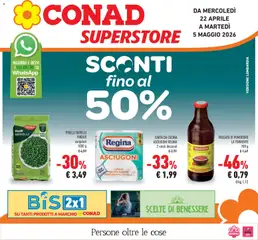 Anteprima dell'opuscolo Conad volantino Superstore Lombardia dal negozio Conad valido da 22/04/2026