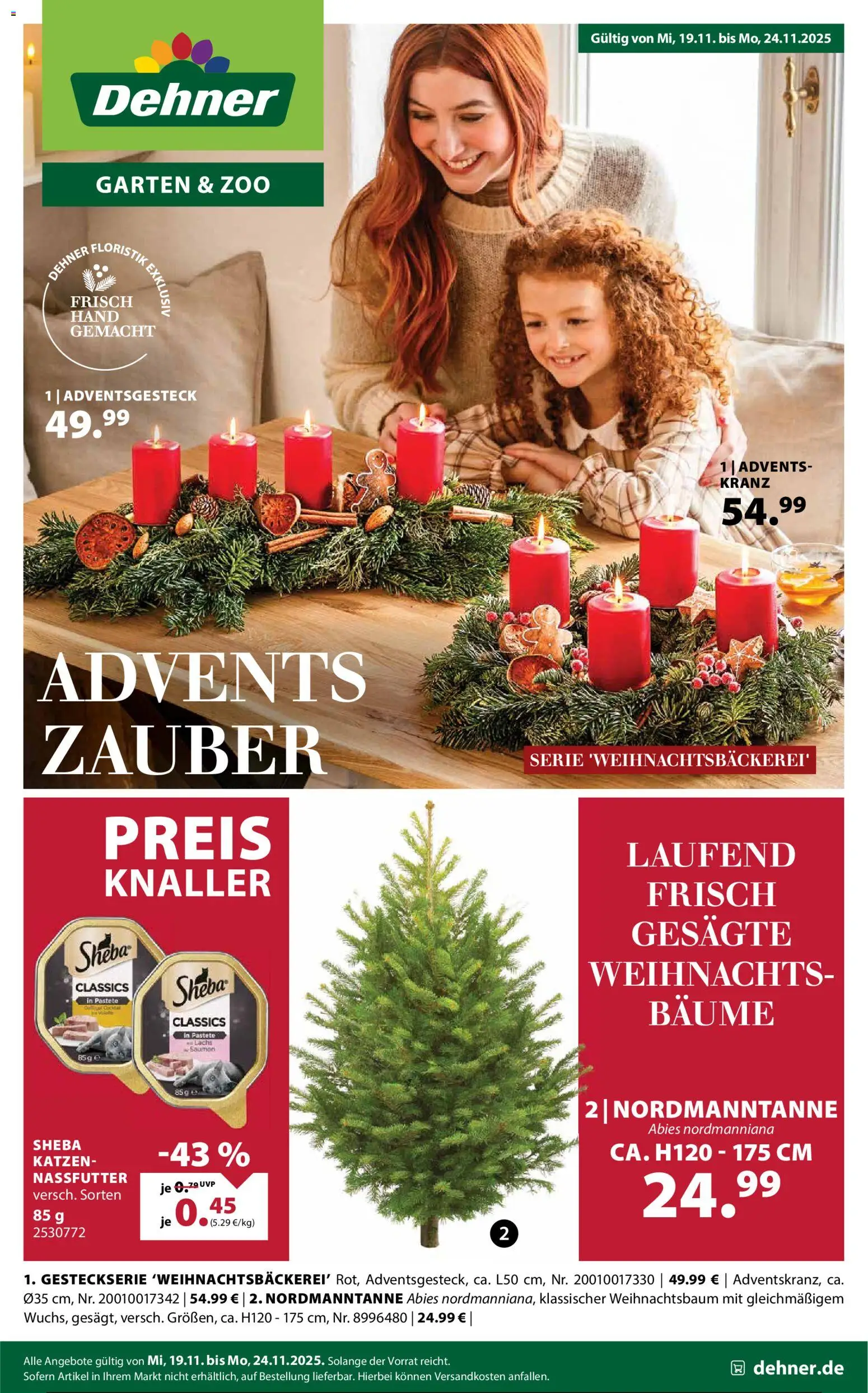 Vorschau von dem Prospekt des Geschäftes Dehner, gültig ab dem 19.11.2025