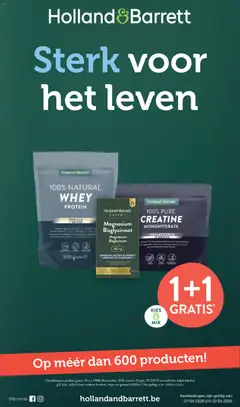 Voorbeeld van Holland & Barrett Folder / Publicité van winkel Holland & Barrett geldig vanaf 07/04/2026