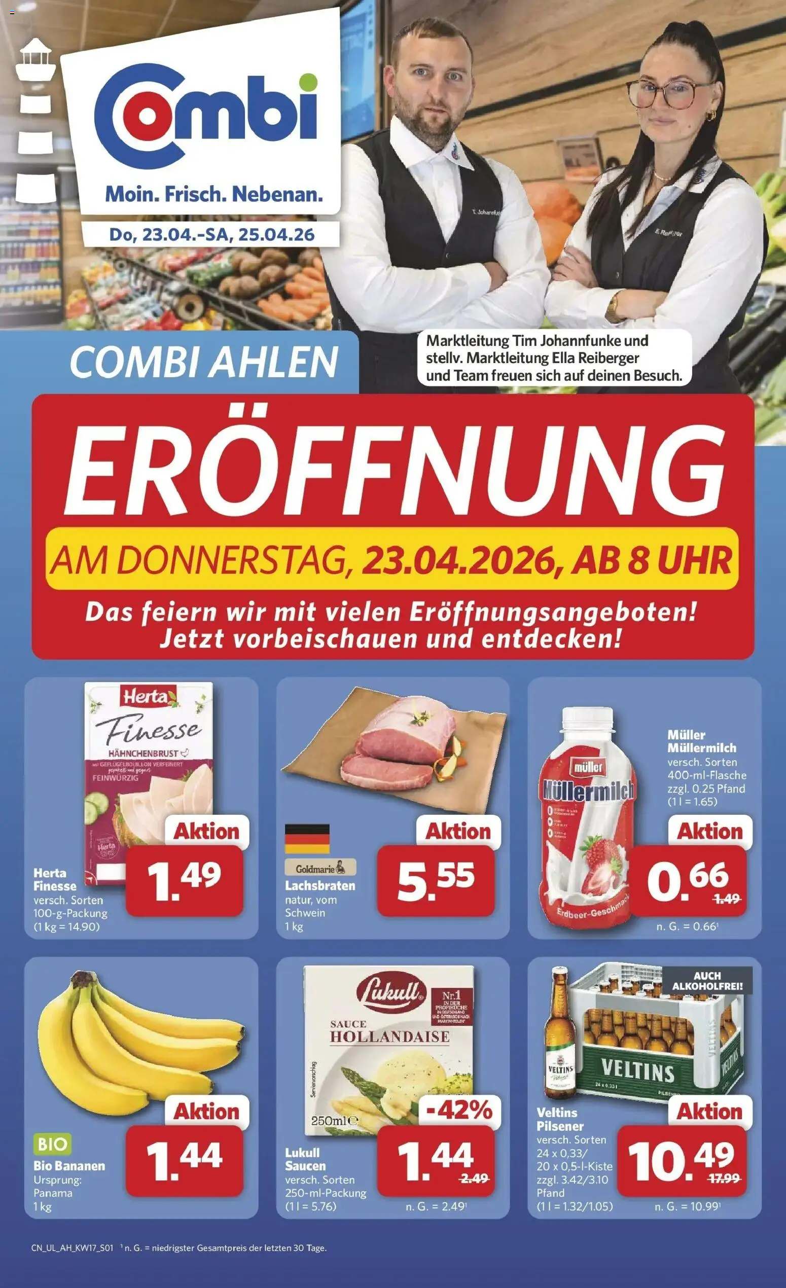 Vorschau von dem Prospekt des Geschäftes Combi, gültig ab dem 23.04.2026