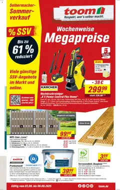 Vorschau von dem Prospekt des Geschäftes Toom Baumarkt, gültig ab dem 02.08.2025