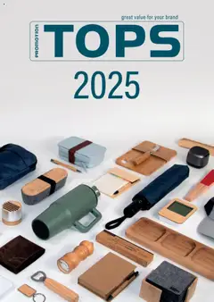 Προεπισκόπηση φυλλαδίου Catalogue Tops 2025 από το κατάστημα Sapo Giveaways σε ισχύ από 16/01/2025