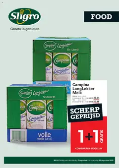Voorbeeld van Folder van winkel Sligro geldig vanaf 07-08-2025