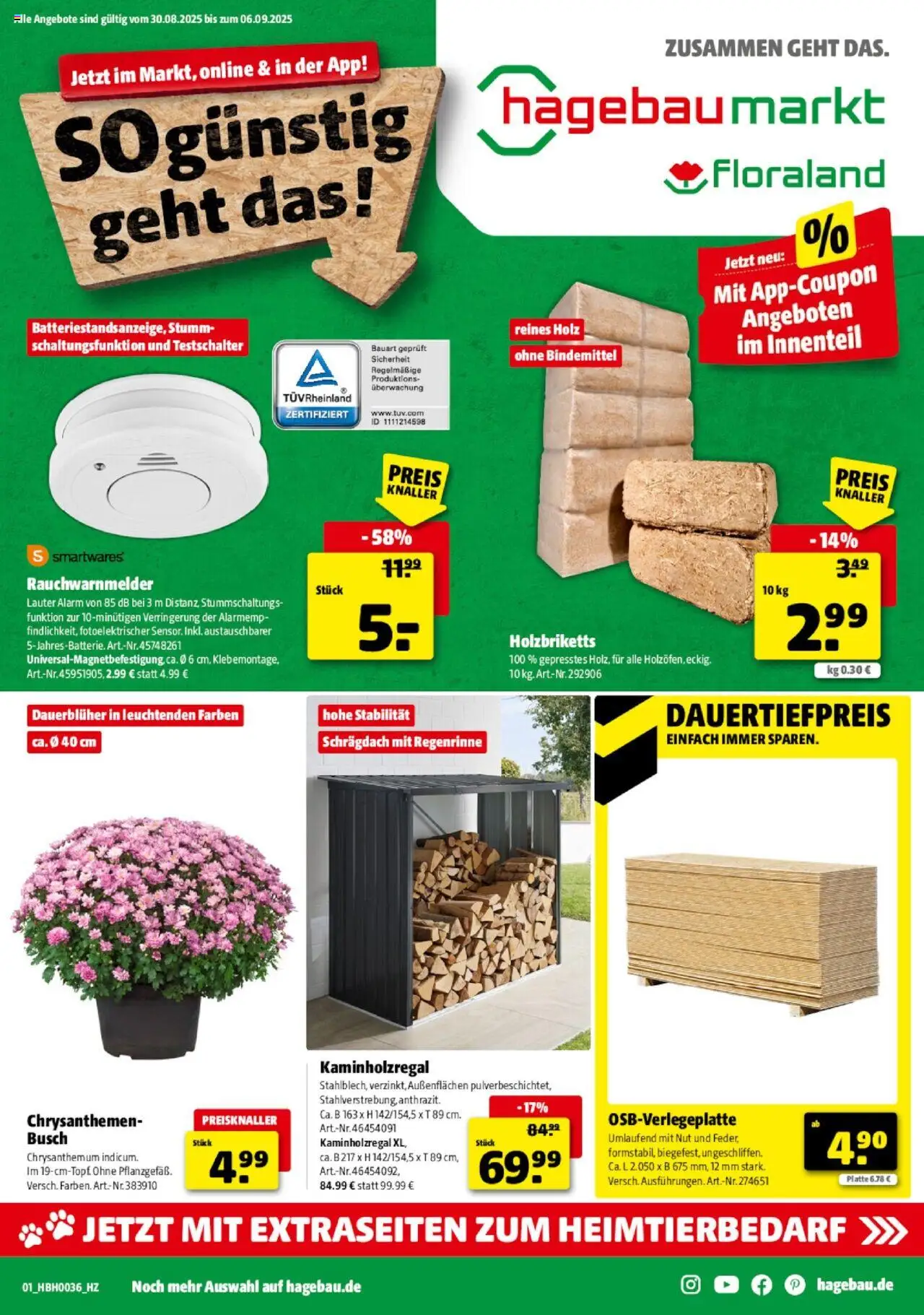 Hagebau Prospekt Kleve (vom 30.08.2025 - 06.09.2025)