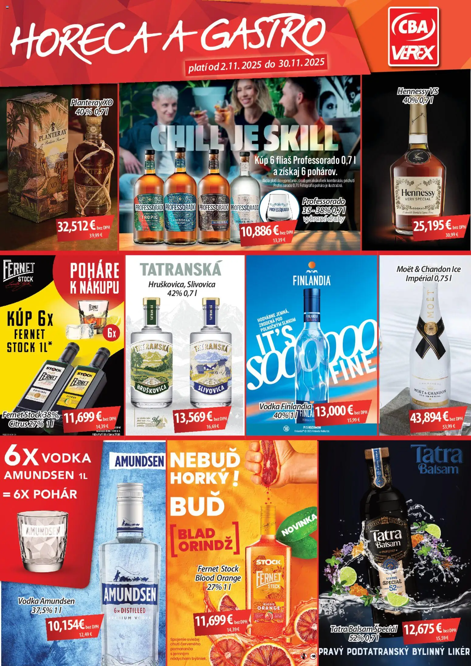 Náhľad CBA Verex letáku platného od 02.11.2025