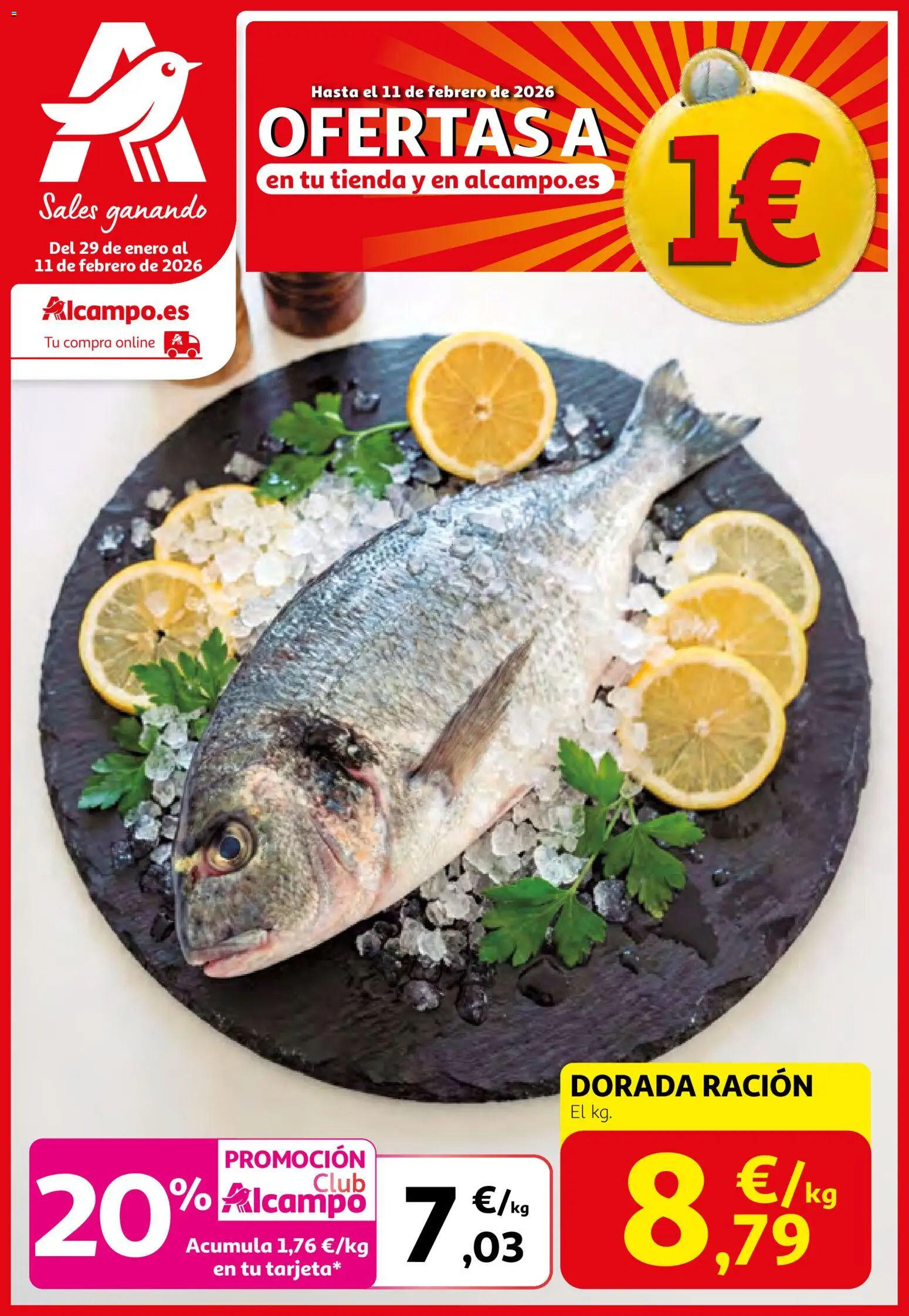 Vista previa del folleto de la tienda Alcampo válido desde el 29/01/2026 