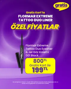 Gratis Özel Fiyatlar 04.11.2025 - Broşürünün önizlemesi