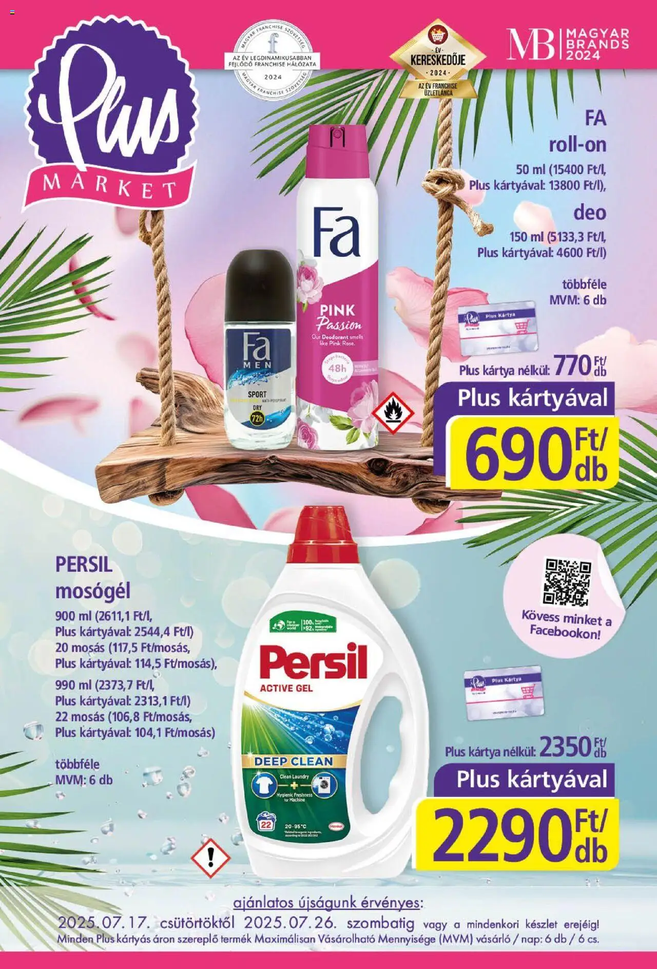 Plus Market aktuális szórólap, érvényes 2025.07.17.-től - 1 oldal
