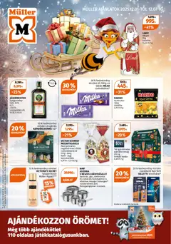 Müller - Akciós újság Müller megtekintése, amely érvényes 2025.12.01.-től