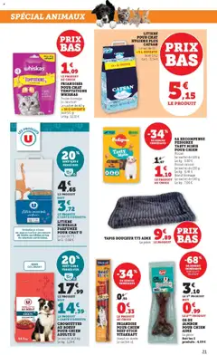 Prévisualisation de Catalogue du magasin Super U formulaire valide 21/10/2025 | Page: 21