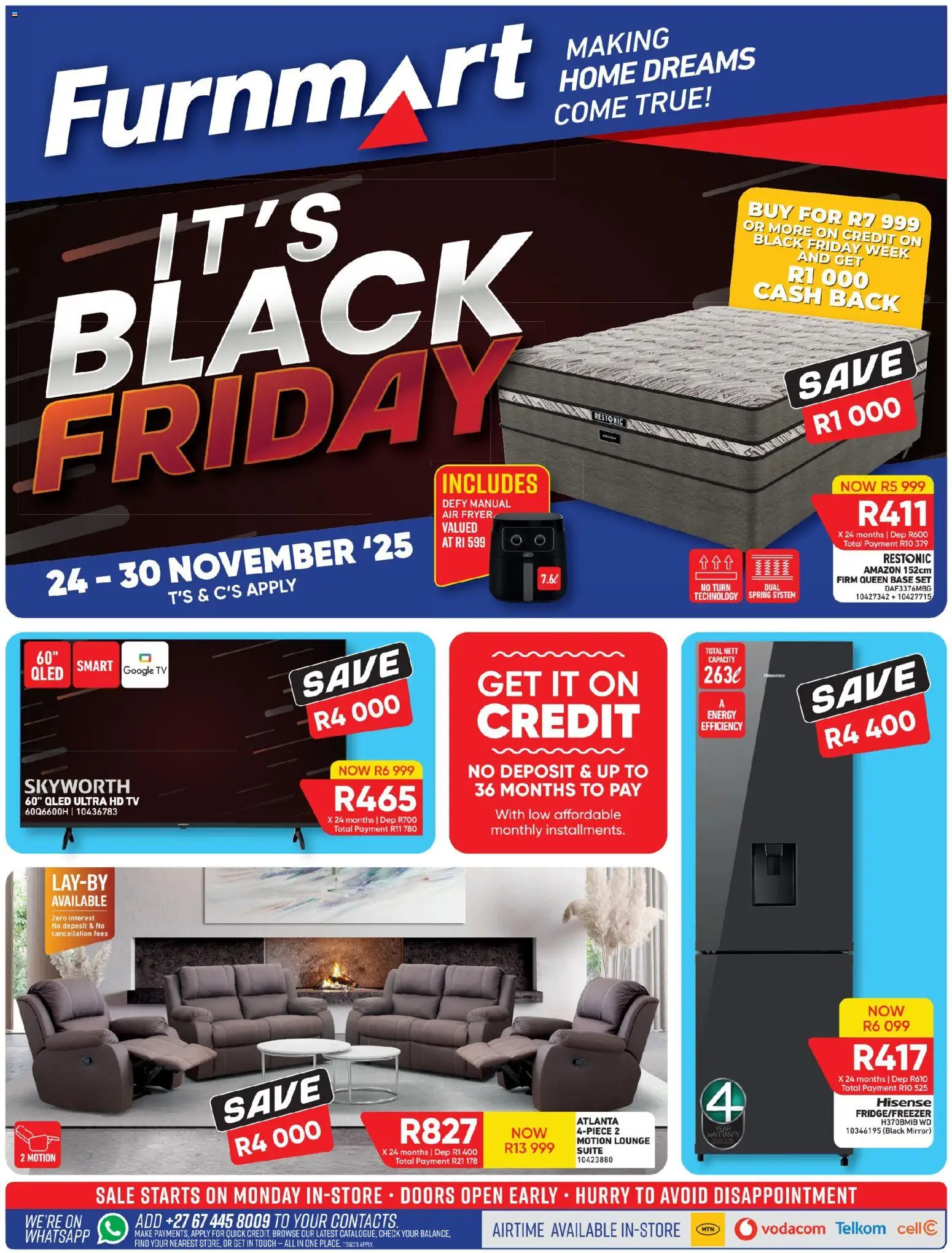 Preview of Furnmart flyer valid from 24/11/2025