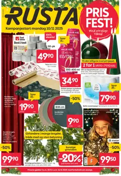 Forhåndsvis Kundeavis fra butikk Rusta gyldig fra 10/11/2025