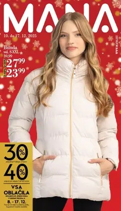 Predogled kataloga iz trgovine Mana veljaven od 08.12.2025