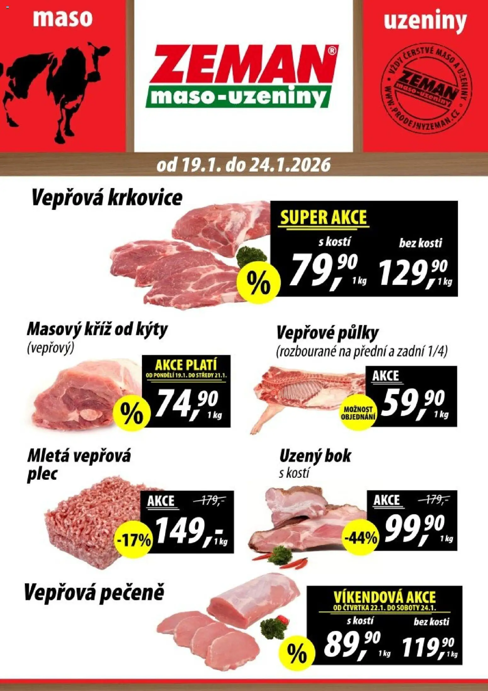 Náhled nabídky: Prodejny Zeman Leták - Dačice platný od 19.01.2026