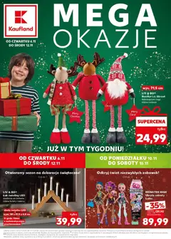 Pogląd gazetki "Mega okazje" ze sklepu Kaufland ważnej od 06.11.2025