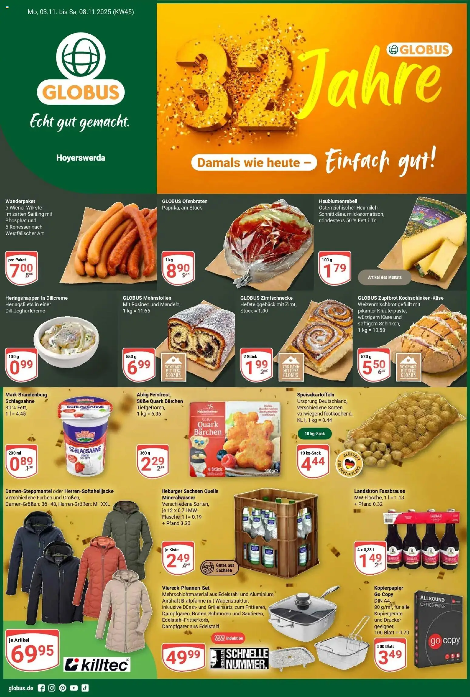 Vorschau von dem Prospekt des Geschäftes Globus, gültig ab dem 02.11.2025