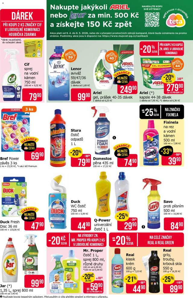 Nový TETA Drogerie leták od 23.04.