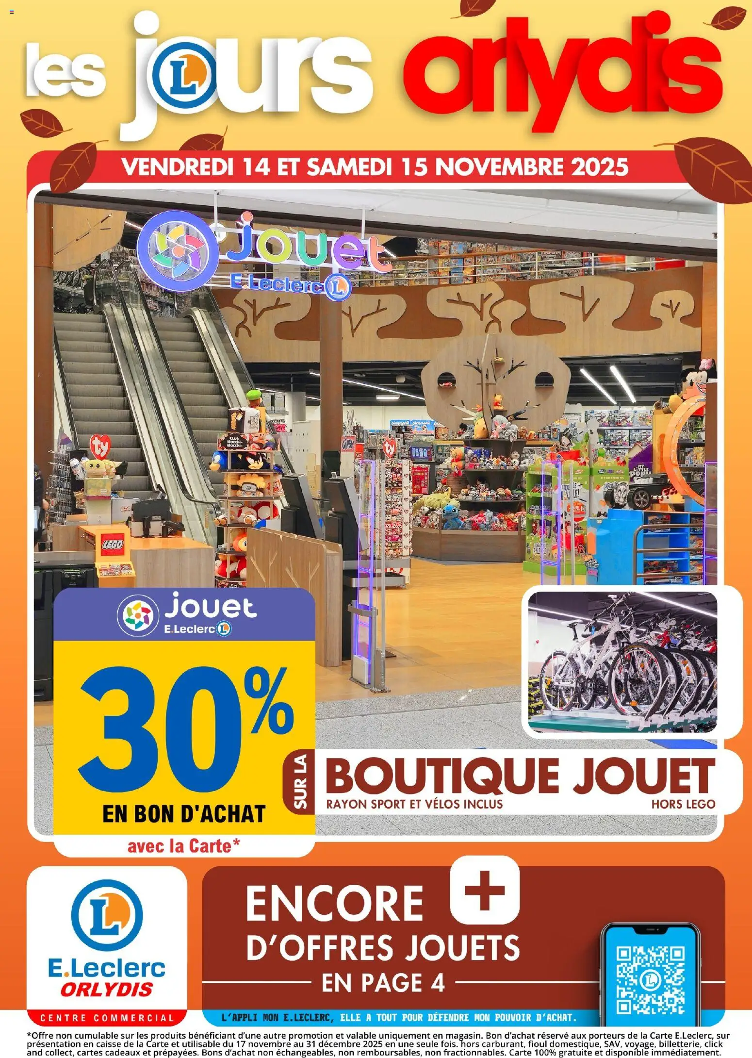 Prévisualisation de 2 jours fous du magasin E.Leclerc formulaire valide 14/11/2025