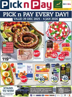 Preview of Pick n Pay flyer valid from 29/12/2025