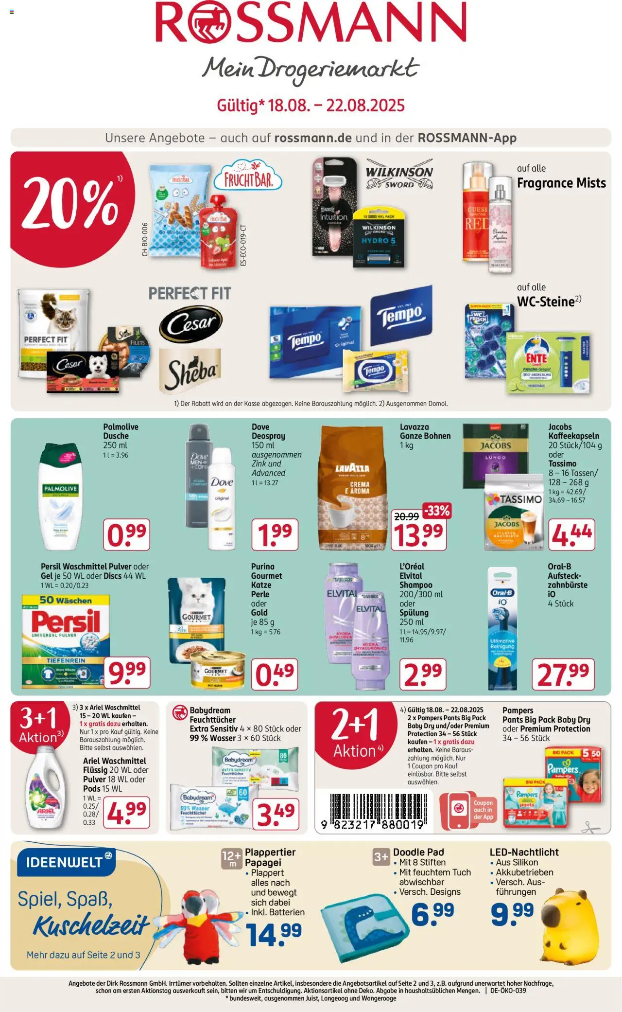 Rossmann Prospekt ab 18.08.2025 > Prospekt