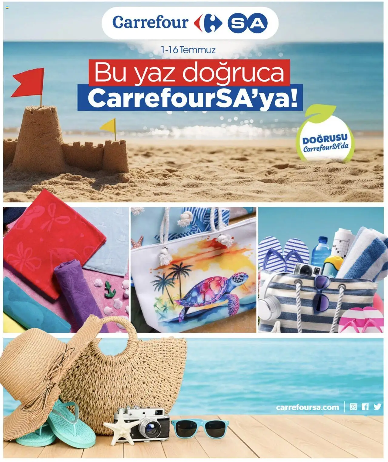 CarrefourSA Katalog 01 Temmuz 2025 - Indirimli ürünler - Sayfa numarası 1
