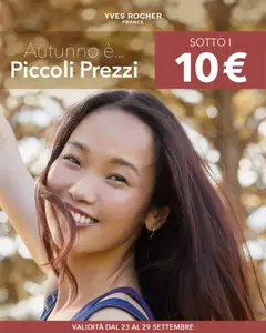 Anteprima dell'opuscolo Volantino Piccoli Prezzi dal negozio Yves Rocher valido da 23/09/2025